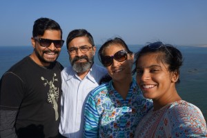 Family at Lighthouse