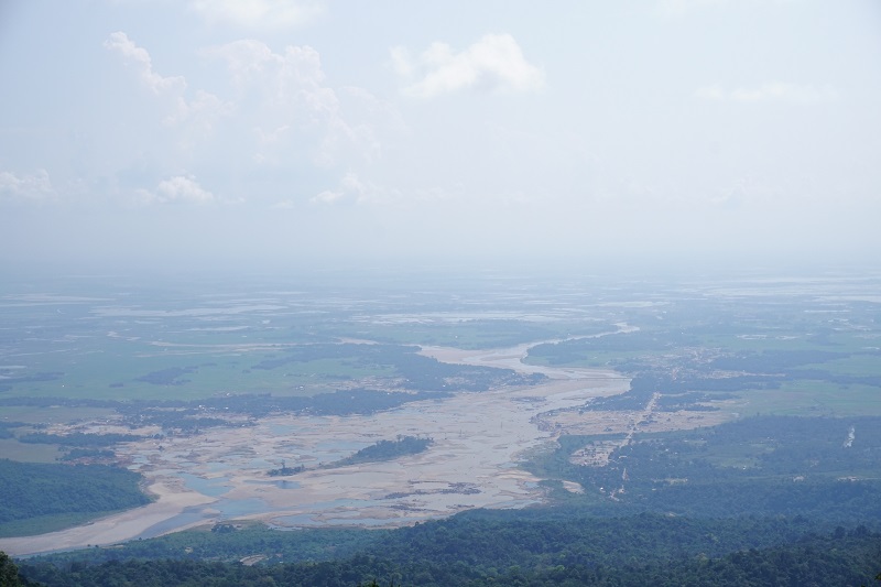 View of Bangladesh Plains, Meghalaya
