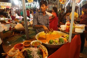 Street food, Durga Pooja in Kolkata
