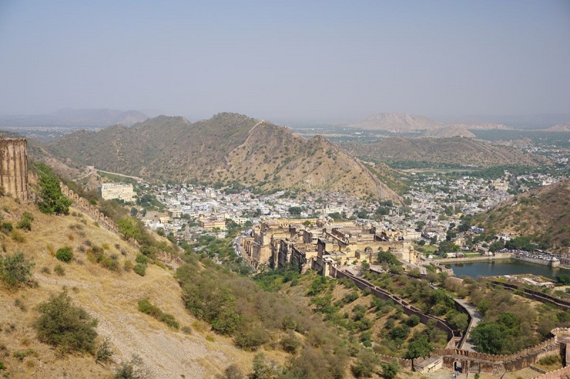 View of Amer from Jaigarh Fort