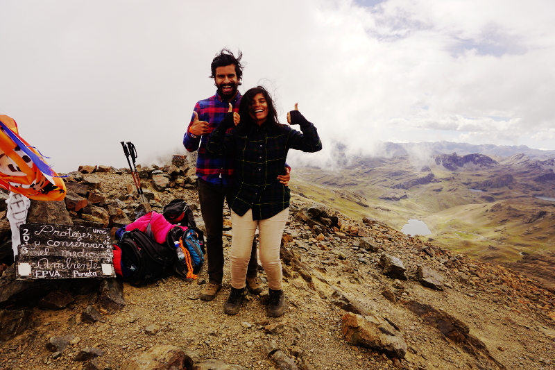 At Pico Tunari Peak, Cochabamba