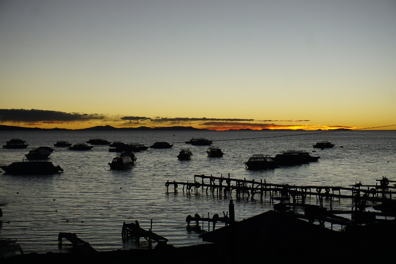 Sunset at Lake Titicaca, Copacabana 