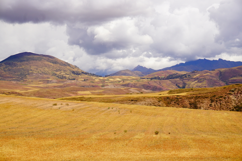 Hiking to Salineras, Sacred Valley, Peru