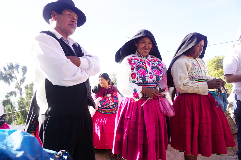Traditional Dress, Isla Amantani, Lake Titicaca